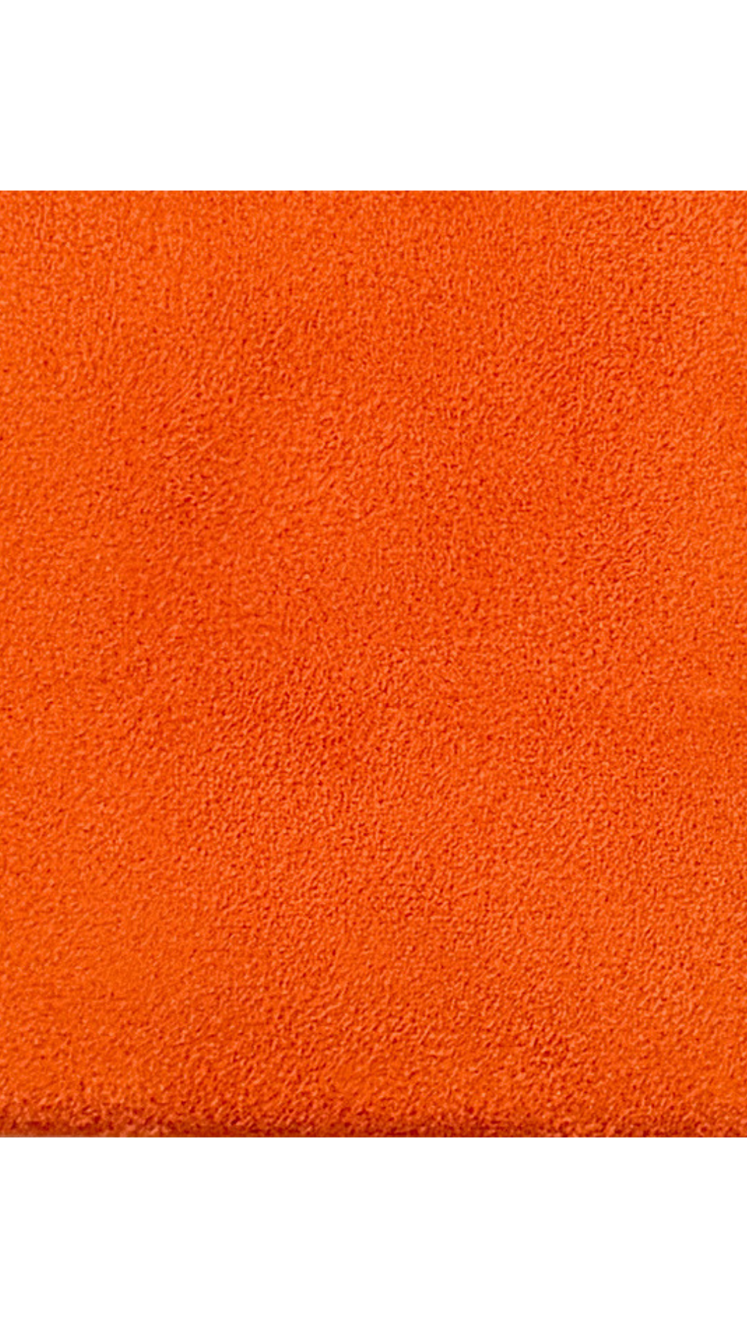 Bespoke safe interior velvet lining in Shamouti Citrus, special order colour, Hashim Engineering Industries
