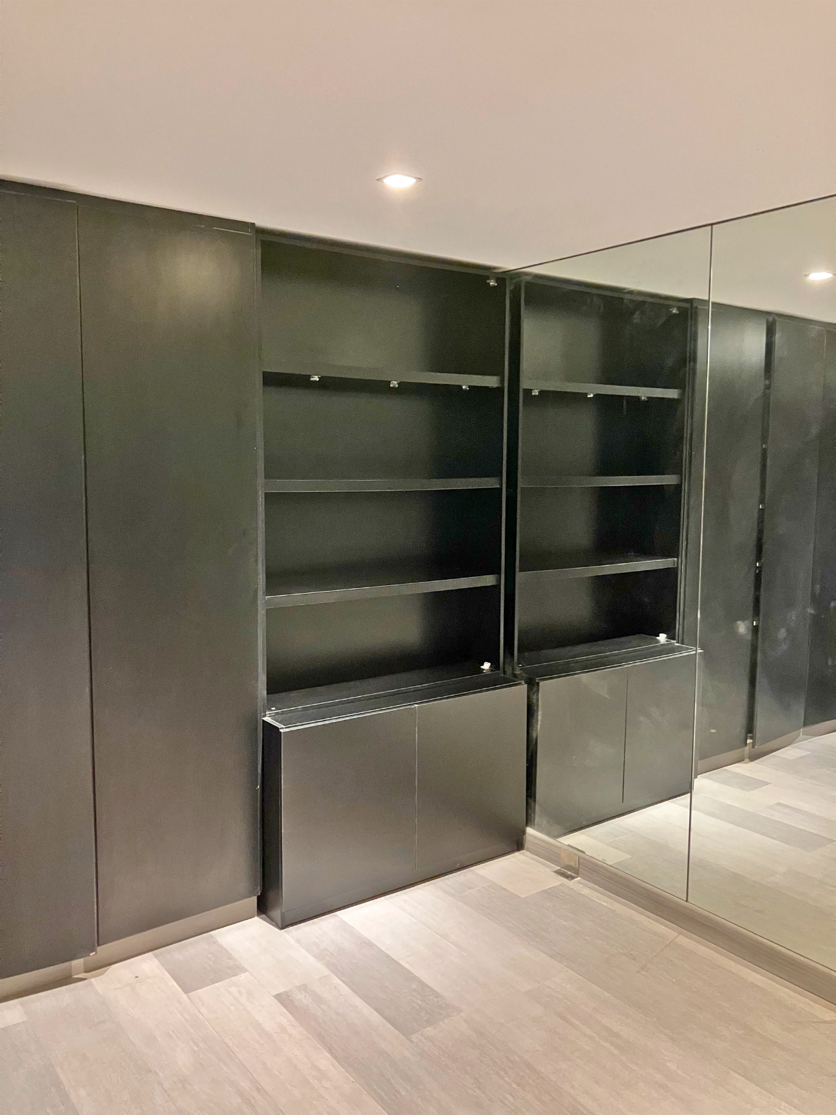 Underground concealed gun room, luxury armoured vault, hidden behind closet, Hashim Engineering Industries Jordan, view 1